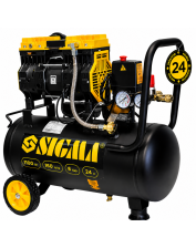 Компрессор двухцилиндровый безмасляный SIGMA (7042521)