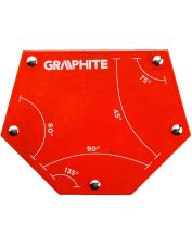 Магнитный сварочный угольник GRAPHITE 56H905