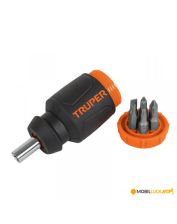 Отвертка-ручка TRUPER DTROM-7 Mini, 7 бит