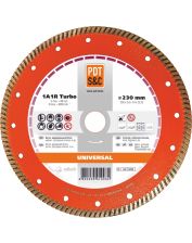Диск алмазний PDT UNIVERSAL 1A1R Turbo 230