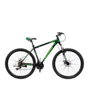 Велосипед CrossBike 27,5 Leader 2021 Рама-19.5 черный-зеленый