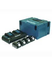 Набір акумуляторів + зарядний пристрій Makita LXT BL1840 x 4шт + DC18RD