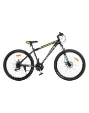 Велосипед CrossBike 27,5`` Storm 2022 Рама-19,5`` black-green УЦЕНКА