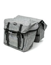 Велосумка штаны BRAVVOS F-091-2, на багажник, 35x28x14cm водоотталк. материал, серый