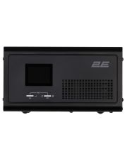 Инвертор 2E HI1000, 1000W, 12V - 230V, LCD, AVR, 2xSchuko + DC output (2E-HI1000)