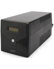 Лінійно-інтерактивний ДБЖ Digitus Line-Interactive 2000VA/1200W LCD 4xSchuko RJ45 RS232 USB DN-1700