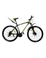 Велосипед CrossBike 27,5 Racer Рама-17 black-neon yellow