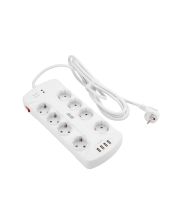 Сетевой фильтр-удлинитель 2E (2E-SP815M3USBWH)