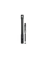 Мининасос Crankbrothers KLIC HP GAUGE, алюминиевый, с манометром, presta/schrader, 120psi / 8.3 bar