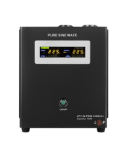 Джерело безперебійного живлення LogicPower LPY-PSW-1000VA+ 700Вт Black (22871)