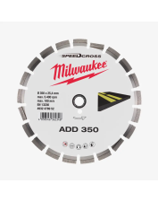 Диск алмазный Speedcross MILWAUKEE ADD 350, O350мм