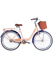 Велосипед ST 26 Dorozhnik LUX Velosteel рама-17 пудровый