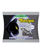 Родентицид Укравит Багира парафиновые брикеты (200 гр)