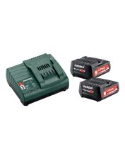 Набір Metabo 12V 2x2.0 Ah (cardboard, SC 30)