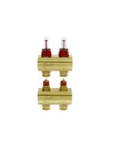 Колектор Danfoss FHF 2+2 з ротаметрами 088U0522