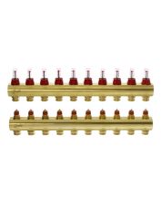 Колектор Danfoss FHF10+10 з ротаметрами 088U0530