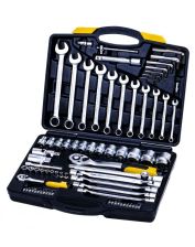 Набор ключей и насадок MASTER TOOL 78-5077 77шт