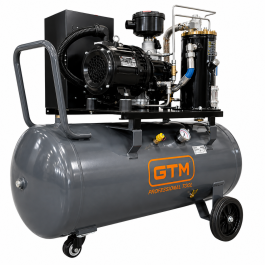 Гвинтовий повітряний компресор GTM 200 л масляний 380В/інвертор (DLG7.5V/inv)