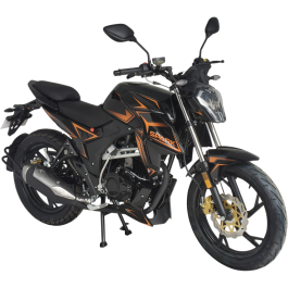 Мотоцикл Spark SP250R-43 (Собранный с маслами) (Черный с оранжевым)