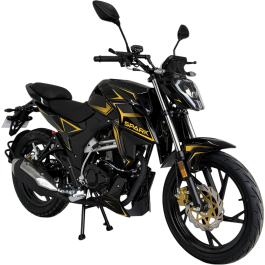 Мотоцикл Spark SP250R-43 (Собранный с маслами) (Черный с желтым)