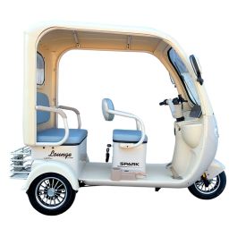Электрический трицикл Spark Lounge 1200w с крышей (Собранный) (Бежевый)