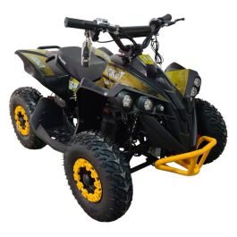 Электроквадроцикл Spark Rocket 1000w (Собранный) (Черный с желтым)