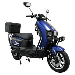 Электроскутер Spark SP2000E-8 (LiFePO4) (Собранный) (Синий)