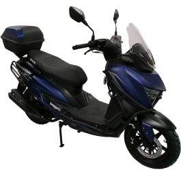 Мотороллер Spark SP150S-21 (Заводская упаковка) (Синий с черным)