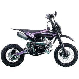 Мотоцикл Spark Pit bike SP110P-1 (Собранный с маслами) (Черный с фиолетовым)