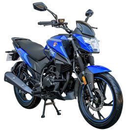 Мотоцикл Spark SP200R-32 (Собранный с маслами) (Черный с синим)