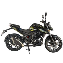 Мотоцикл Spark SP200R-44 (собранный с маслами) (Черный с желтым)