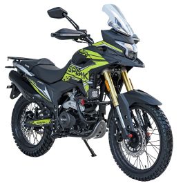 Мотоцикл Spark SP250T-6 (собранный с маслами) (Зеленый)