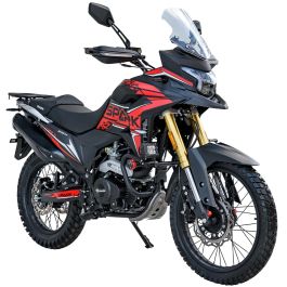 Мотоцикл Spark SP250T-6 (собранный с маслами) (Черный с красным)