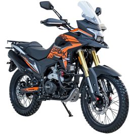 Мотоцикл Spark SP250T-6 (зібраний з мастилами) (Чорний з помаранчевим)