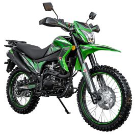 Мотоцикл Spark SP300D-7 (заводская упаковка) (Зеленый с черным)