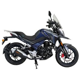 Мотоцикл Spark SP300T-4Е (Собранный с маслами) (Синий)