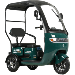 Електричний трицикл Spark Guard 1200w з дахом (Зібраний) (Зелений)