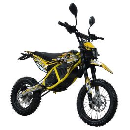 Електромотоцикл Spark Pit bike Nova 1500w (LiFePO4) (Жовтий з чорним)