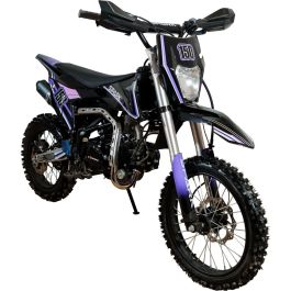 Мотоцикл Spark Pit bike SP150P-1 (Собранный с маслами) (Черный с фиолетовым)
