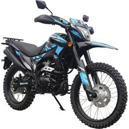 Мотоцикл Spark SP300E-7 (Зібраний з мастилами) (Синій)