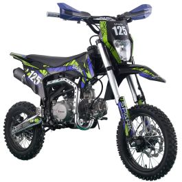 Мотоцикл Spark Pit bike SP125P-1 (Собранный с маслами) (Синий)