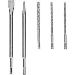 Набор буров Bosch SDS-Plus-5X+зубила