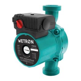 Насос циркуляційний WETRON 75Вт Hmax 4м Qmax 45л/хв 130мм зел + гайки (774313)
