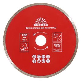 Диск алмазный Vitals по плитке 180х25.4/22.2х5мм (168119)