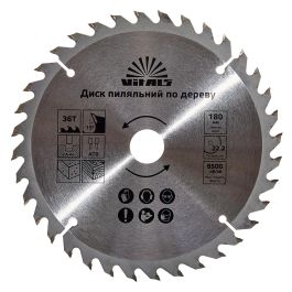 Диск пильный Vitals по дереву 180x22.2/20, ATB 36 (168134)