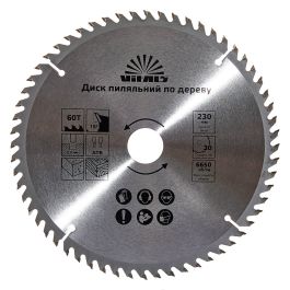 Диск пильный Vitals по дереву 230x30/25.4/22.2, ATB 60 (168141)