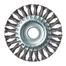 Щетка дисковая Vitals плетеная сталь 125x22,2м 0,5мм (174614)
