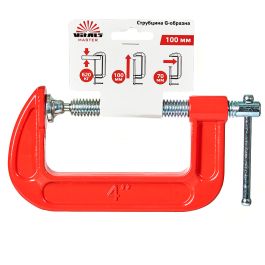 Струбцина G-образная 100 мм Vitals Master (178570)