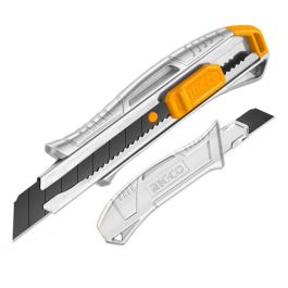 Нож сегментный 18 мм металлический INGCO Super Select HKNS11807