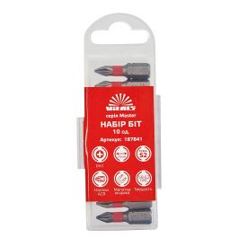 Биты S2 PH1х25 мм, 10 шт Vitals Master (187841)